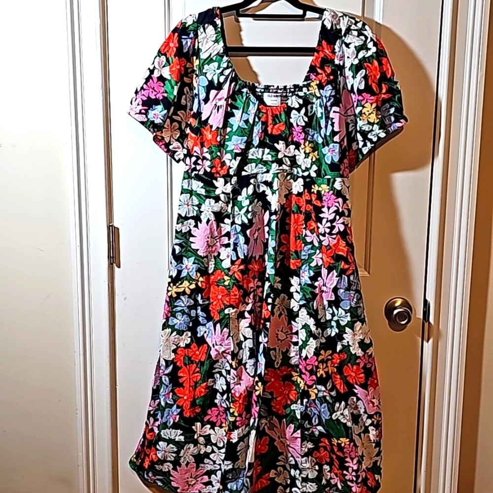 Old Navy Floral Dress with Pockets, XL Petite